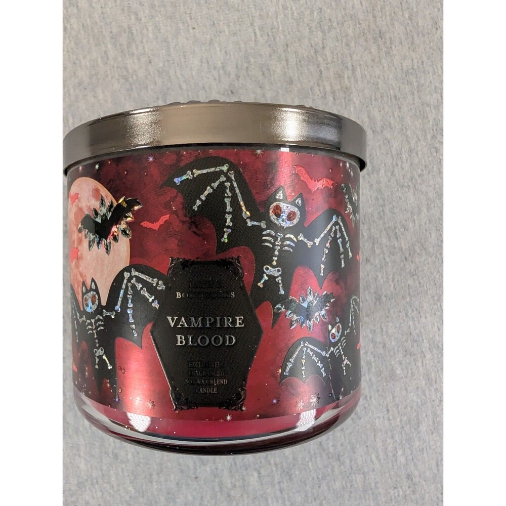 Bath & Body Works Vampire Blood 3-Wick Decorative Candle Exclusive Fragrance New